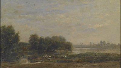 På Oise af Charles Francois Daubigny