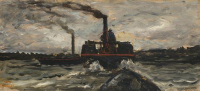 Flodbåd, ca. 1860 af Charles Francois Daubigny