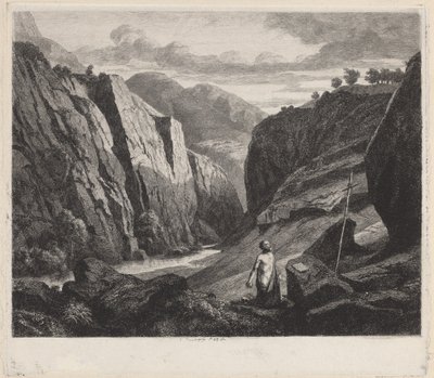 Sankt Jerome af Charles Francois Daubigny