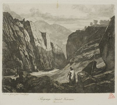 Sankt Jerome af Charles Francois Daubigny