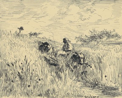 Sentier Dans Les Blés af Charles Francois Daubigny