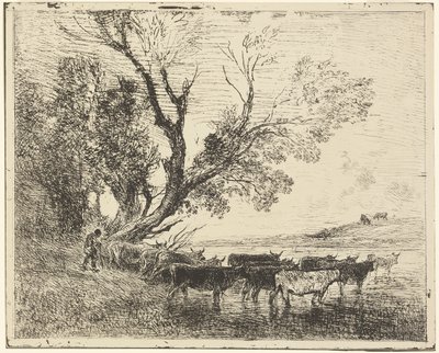 Forden af Charles Francois Daubigny