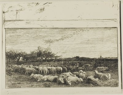 Den store fårefold af Charles Francois Daubigny