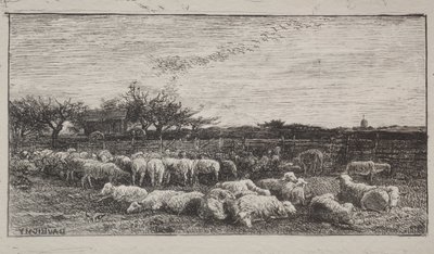Den store fårefold af Charles Francois Daubigny