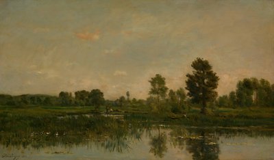 Marsken, 1871. af Charles Francois Daubigny