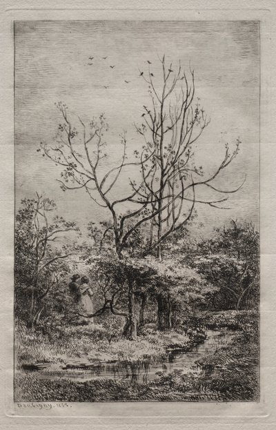 Frugthaven, 1868. af Charles Francois Daubigny