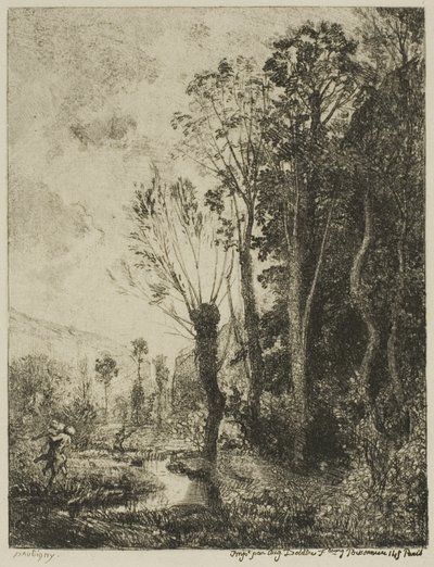 Satyren af Charles Francois Daubigny