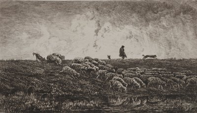 Badet af Charles Francois Daubigny