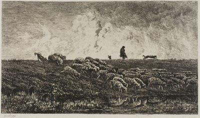 Badet af Charles Francois Daubigny