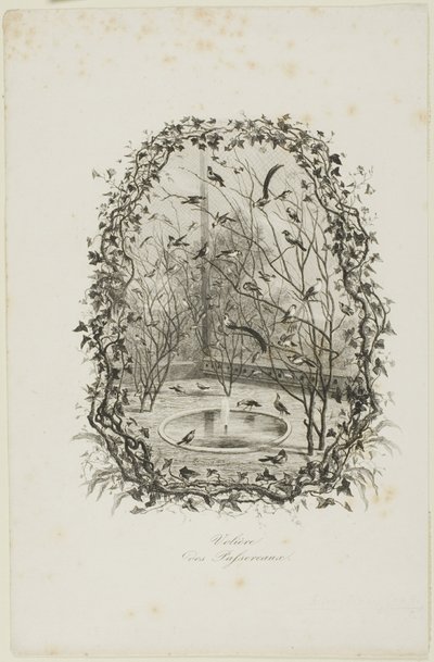 Spurvevolieren af Charles Francois Daubigny