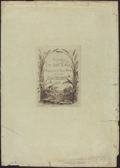 Indpakning til "Bådtur" af Charles Francois Daubigny