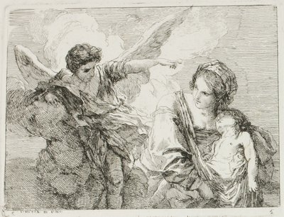 Hagar af Charles Francois Hutin