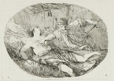 Tarquin og Lucretia af Charles Francois Hutin