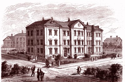Prescott-skolen i Boston af Charles Francois Sellier