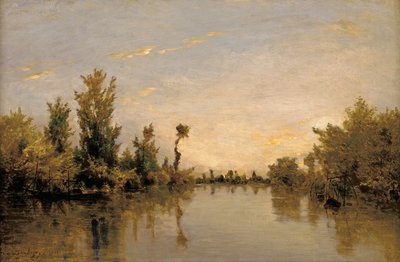 Banks of the Seine af Charles Francois Daubigny