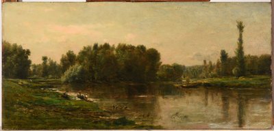 Bredderne af Oise af Charles Francois Daubigny