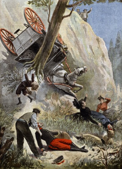 Den franske oberst de Savignacs død af Charles Gaston Yrondy