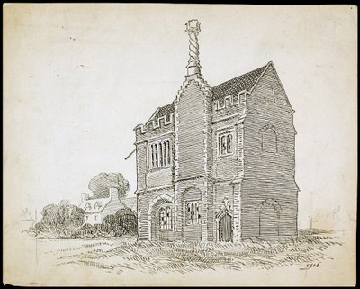 Warden Abbey, Old Warden, Central Bedfordshire af Charles George Harper