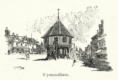 Wymondham (litografi) af Charles George Harper