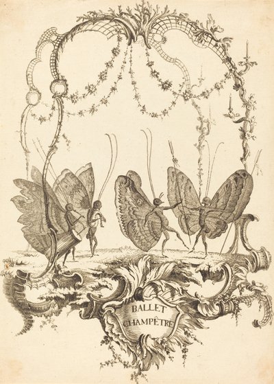 Country Ballet af Charles Germain de Saint Aubin