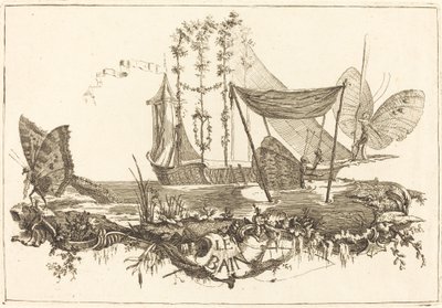 Badet af Charles Germain de Saint Aubin