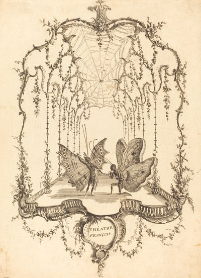Fransk Teater af Charles Germain de Saint Aubin