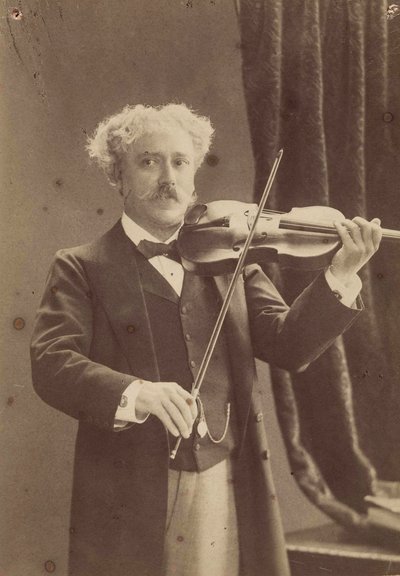 Portræt af violinisten og komponisten Paul de Sarasate 1844-1908, ca. 1890. af Charles Gerschel