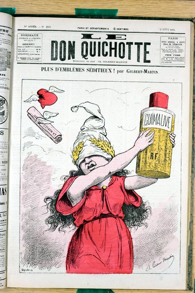 Cover af "" Le Don Quixote"", nummer 215, Satirique en Colours af Charles Gilbert Martin