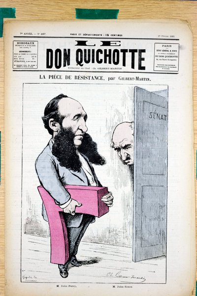 Cover af "" The Don Quixote"", nummer 297, Satirical in Colors af Charles Gilbert Martin