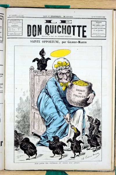 Cover af "" The Don Quixote"", nummer 440, Satirical en Colours af Charles Gilbert Martin