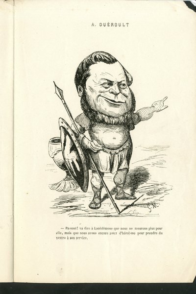Illustration af Charles Gilbert-Martin (1839-1905) i "" Contemporary Grimaces"" af Charles Gilbert Martin