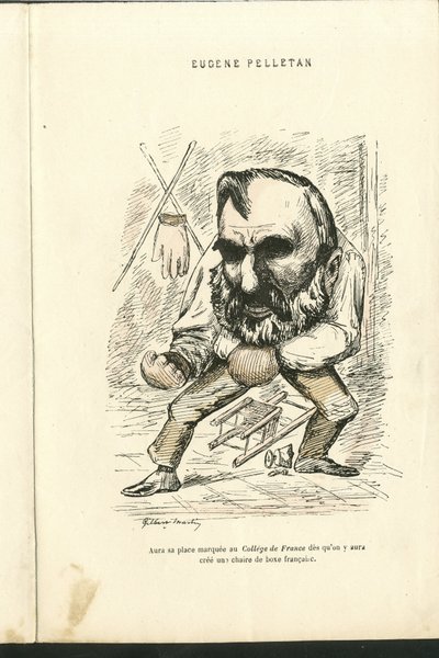 Illustration af Charles Gilbert-Martin (1839-1905) i "" Contemporary Grimaces"" af Charles Gilbert Martin