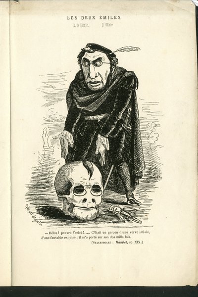 Illustration af Charles Gilbert-Martin (1839-1905) i "" Contemporary Grimaces"" af Charles Gilbert Martin