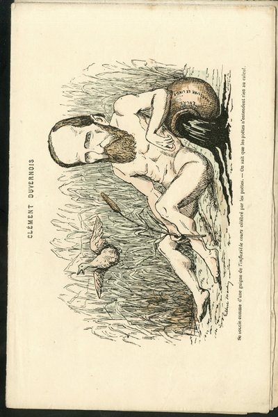 Illustration af Charles Gilbert-Martin (1839-1905) i "" Contemporary Grimaces"" af Charles Gilbert Martin