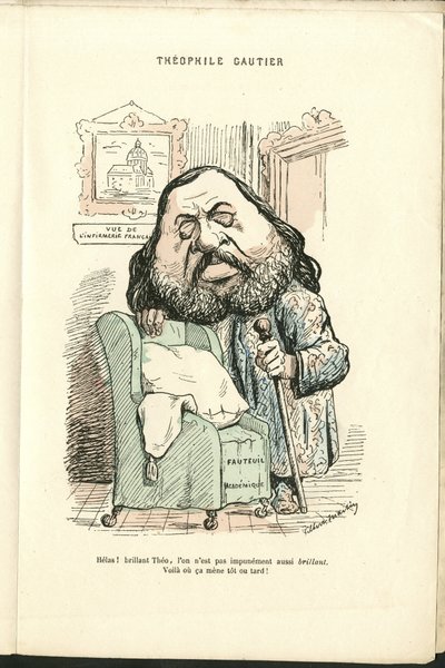 Illustration af Charles Gilbert-Martin (1839-1905) i "" Contemporary Grimaces"" af Charles Gilbert Martin