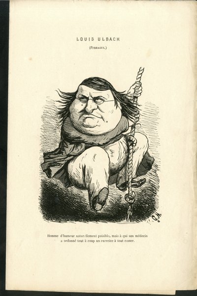 Illustration af Charles Gilbert-Martin (1839-1905) i "" Contemporary Grimaces"" af Charles Gilbert Martin