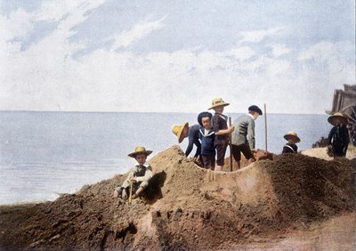 Kortvarig befæstning. Gravering af Gillot, omkring 1900. af Charles Gillot