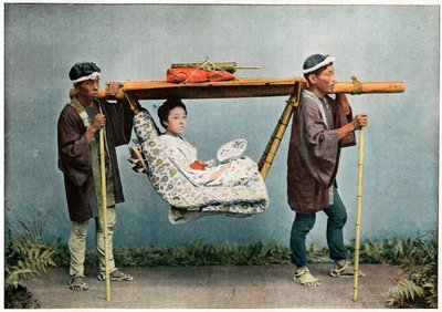 La Kago, Japans transport, c1890 af Charles Gillot