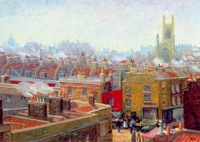 Et hjørne i Chelsea af Charles Ginner