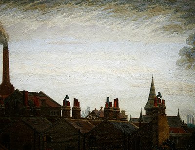 Tag-toppe, Pimlico af Charles Ginner