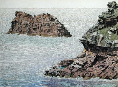 The Meachard, Cornwall af Charles Ginner