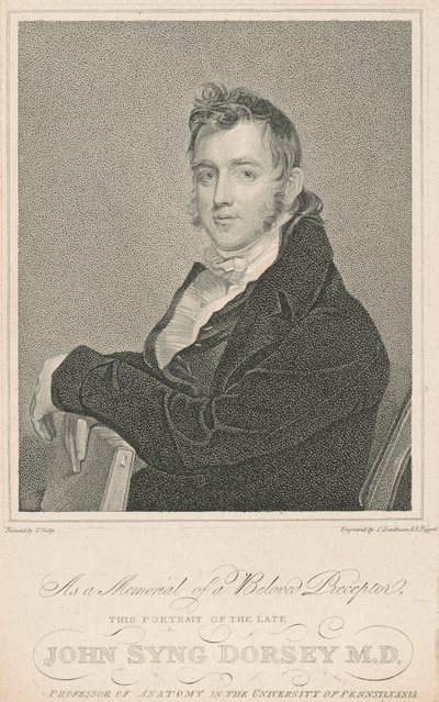 John Syng Dorsey, M.D. af Charles Goodman and Robert Piggot, after Thomas Sully