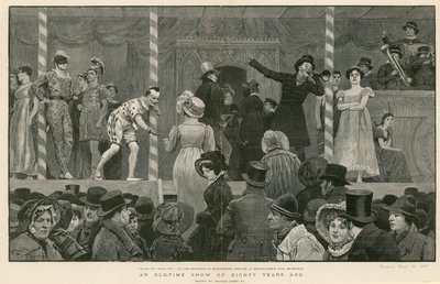 Bartholomew Fair, London: Et gammeldags show for firs år siden af Charles Green