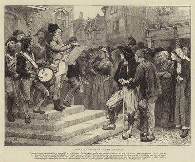 Treoghalvfems, Døden taler af Charles Green
