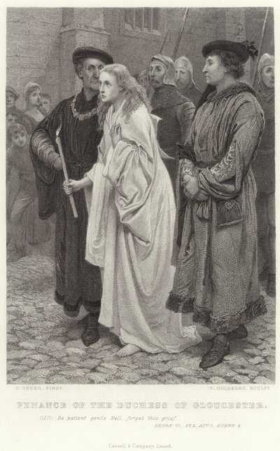 Hertuginden af Gloucesters bod, Henry VI, Pt 2, Act 2, Scene 4 af Charles Green