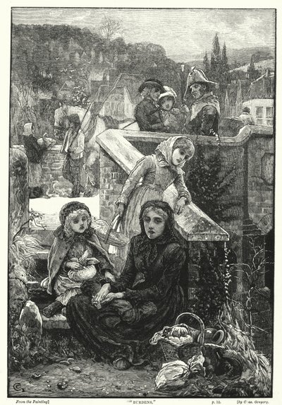 "Burdens" (gravering) af Charles Gregory