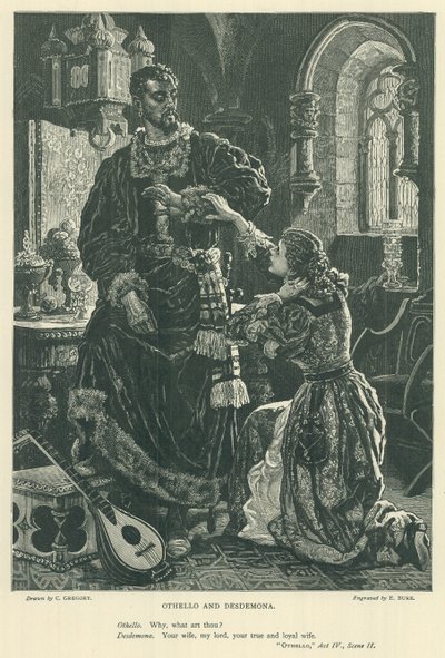 Illustration til Othello af Charles Gregory