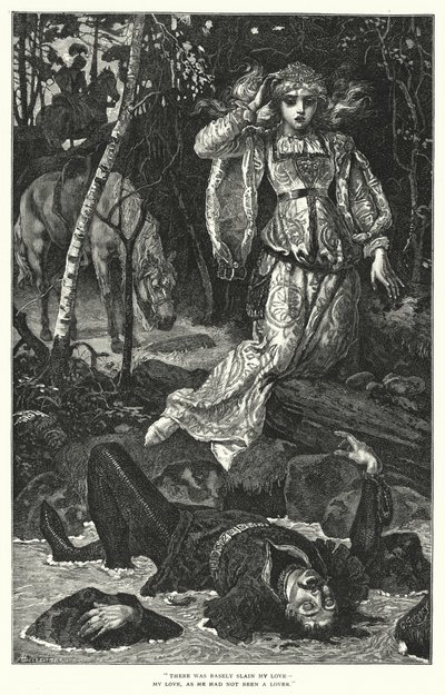 The Braes Of Yarrow (gravering) af Charles Gregory