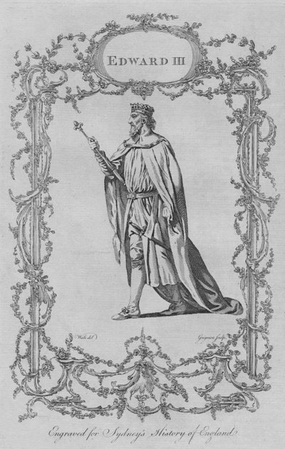 Edward III, 1773. af Charles Grignion