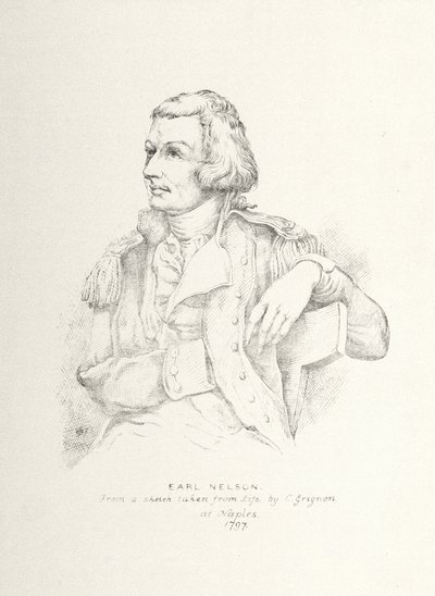 Horatio Nelson (1758-1805) (etching) af Charles Grignion